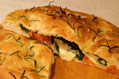 Italský chléb Foccacia